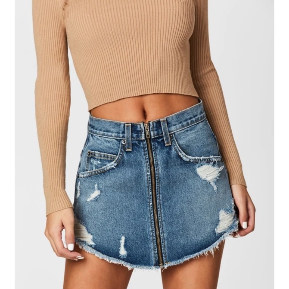 Carmar Beatrice Leah Zip Front Skirt